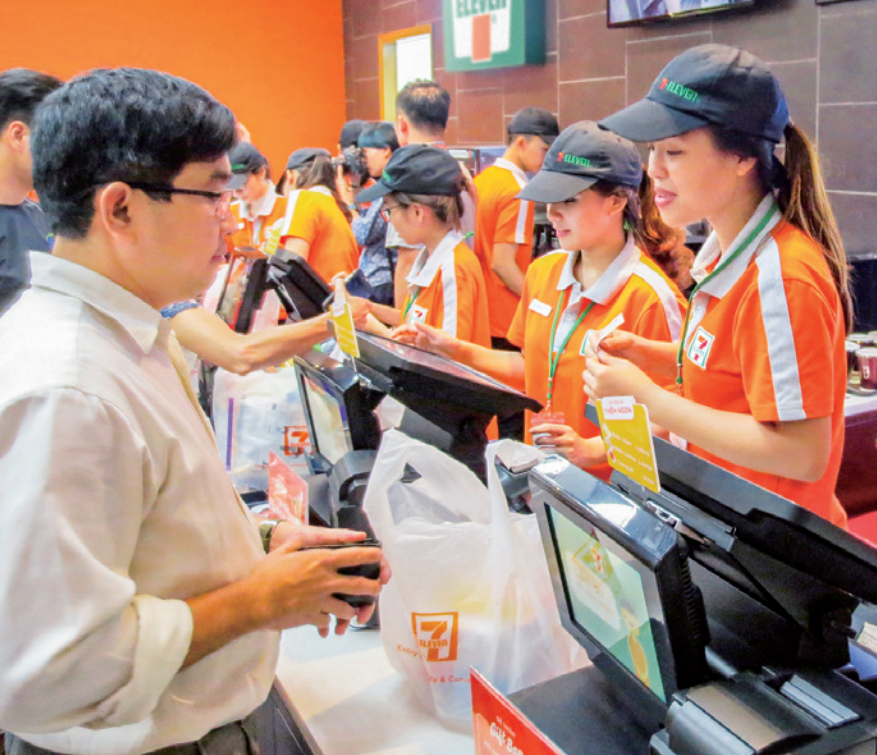 ベトナム1号店の7-Eleven