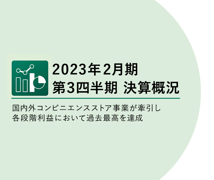 2023年2月期 第3四半期決算概況