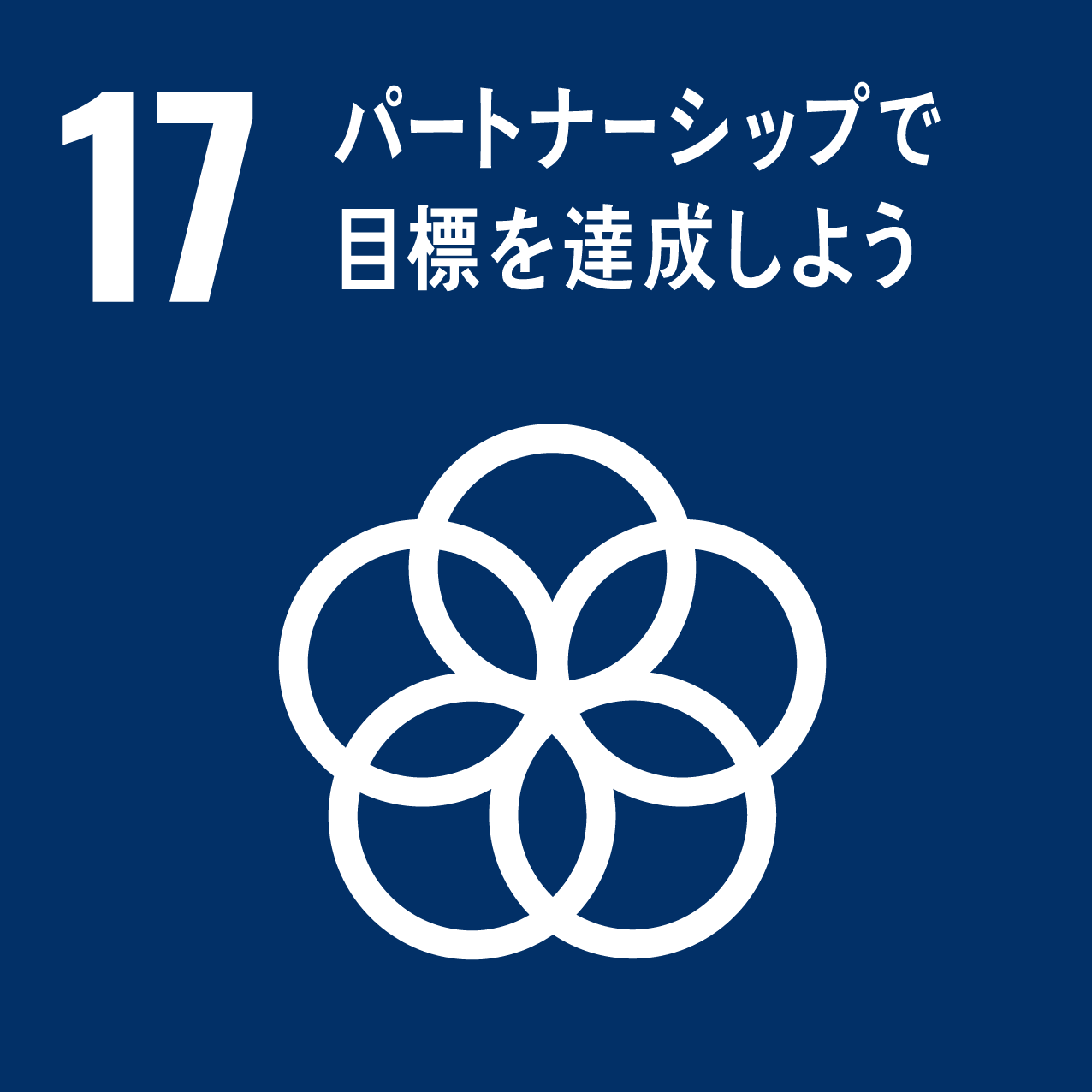 sdgsアイコン 17 パートナーシップで目標を達成しよう