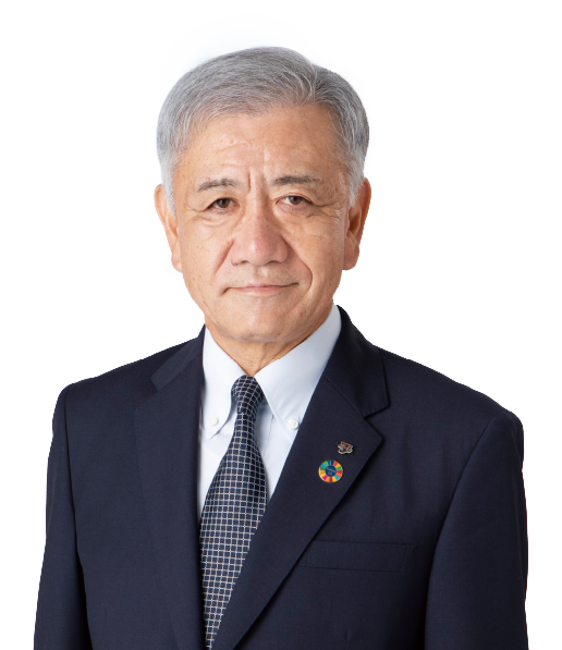 Photo of Ryuichi Isaka. President & Representative Director