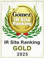 Gomez / IR Site Ranking 2025 GOLD
