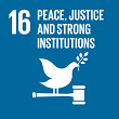 SDGs16 PEACE, JUSTICE AND STRONG INSTITUTIONS