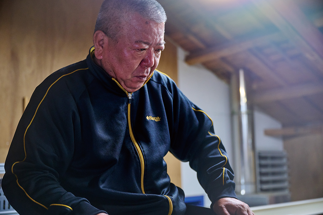 海苔漁師歴50年の西久保さん